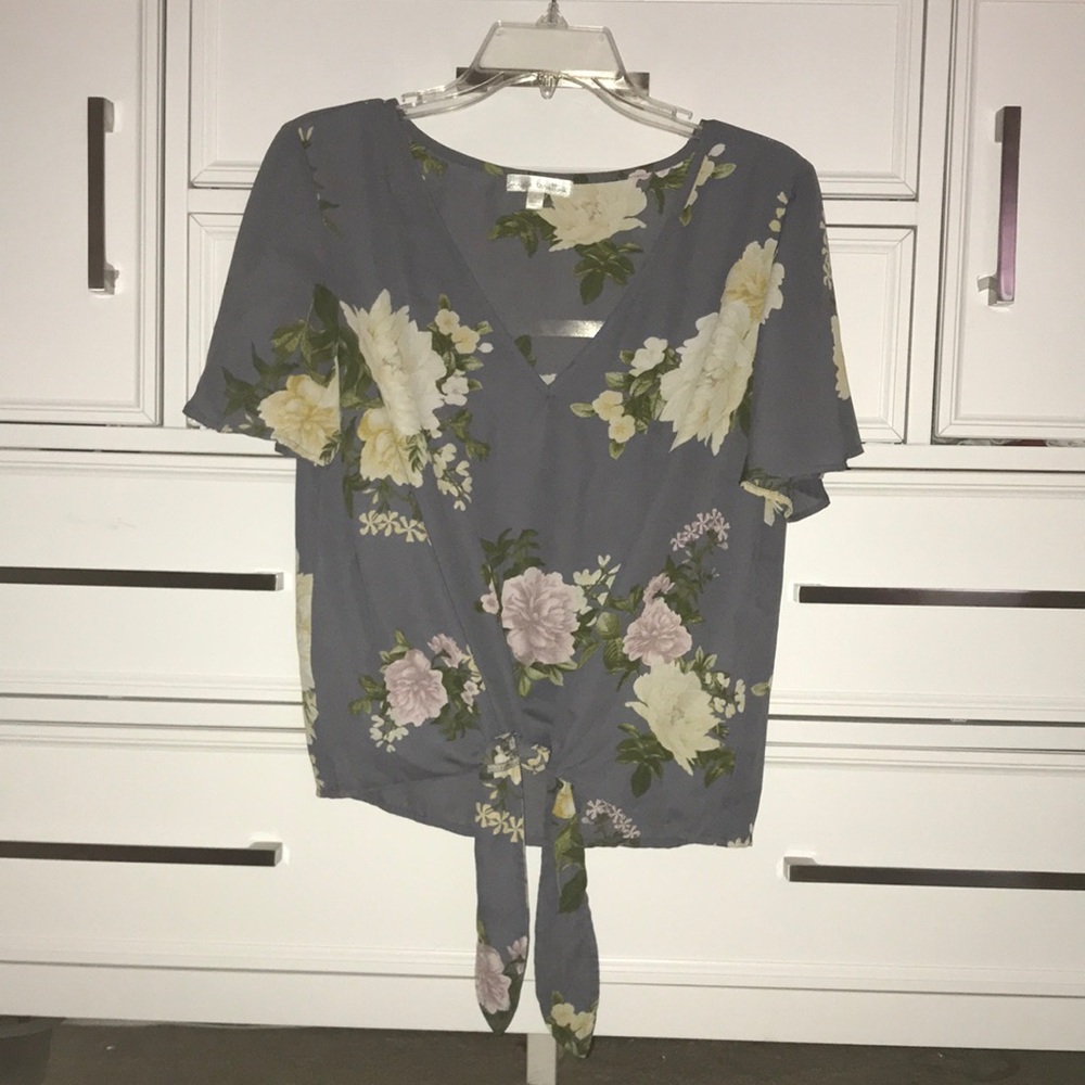 flowered blouse
